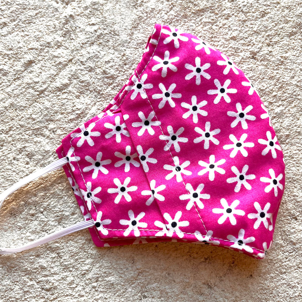 Small Cloth Mask (Child) - Pop Daisies
