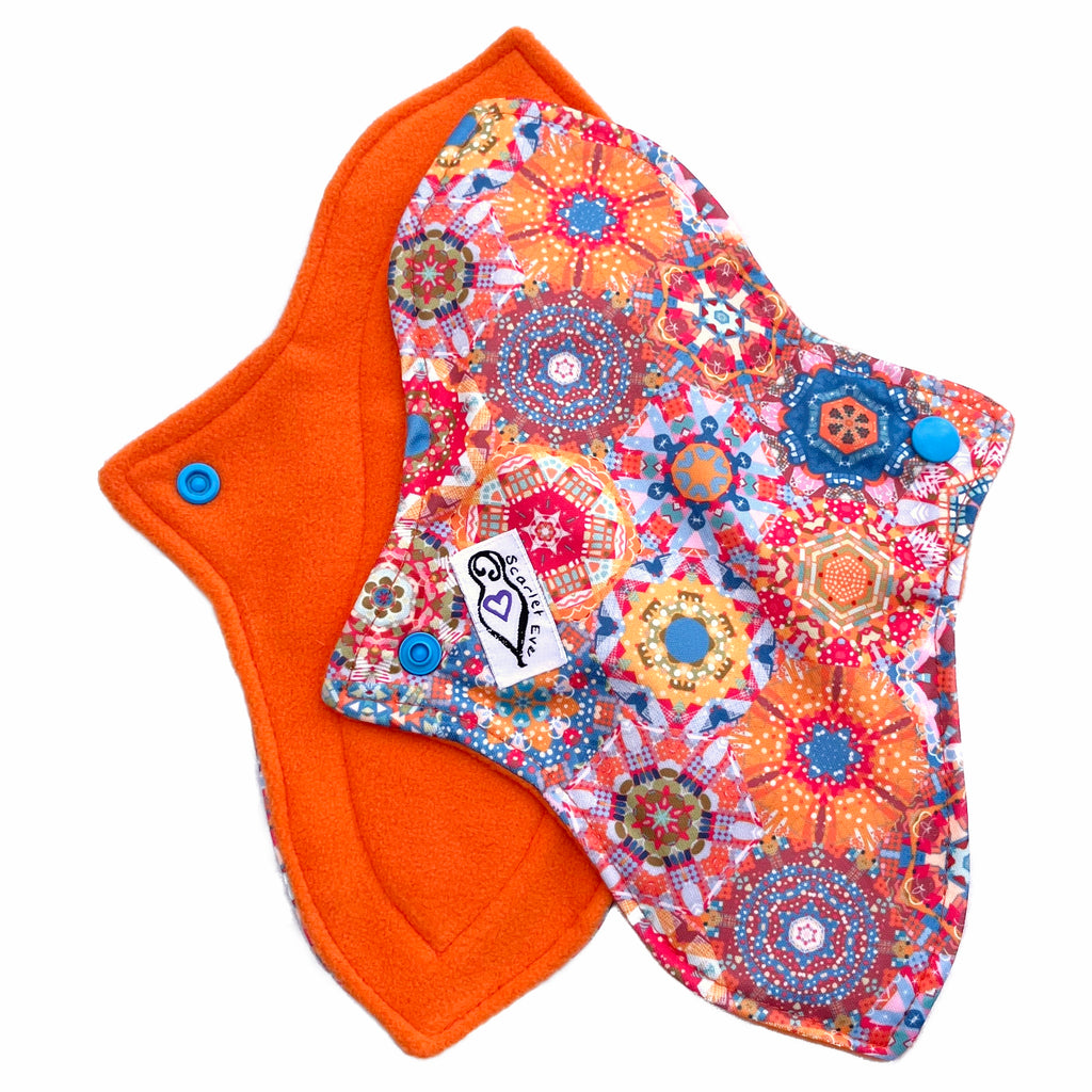 Orange Medallions Curvy Pad