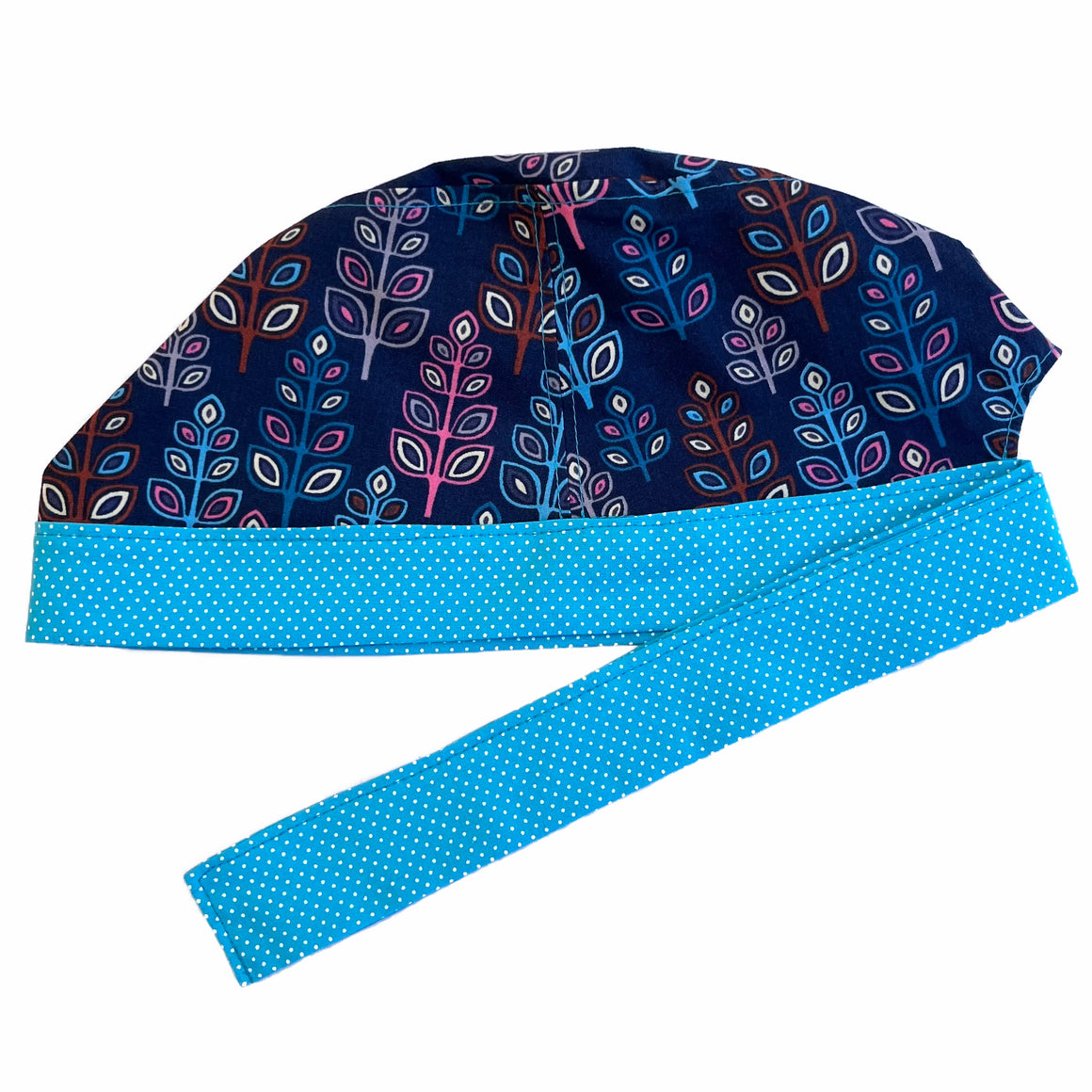 Blue Trees Scrub Cap