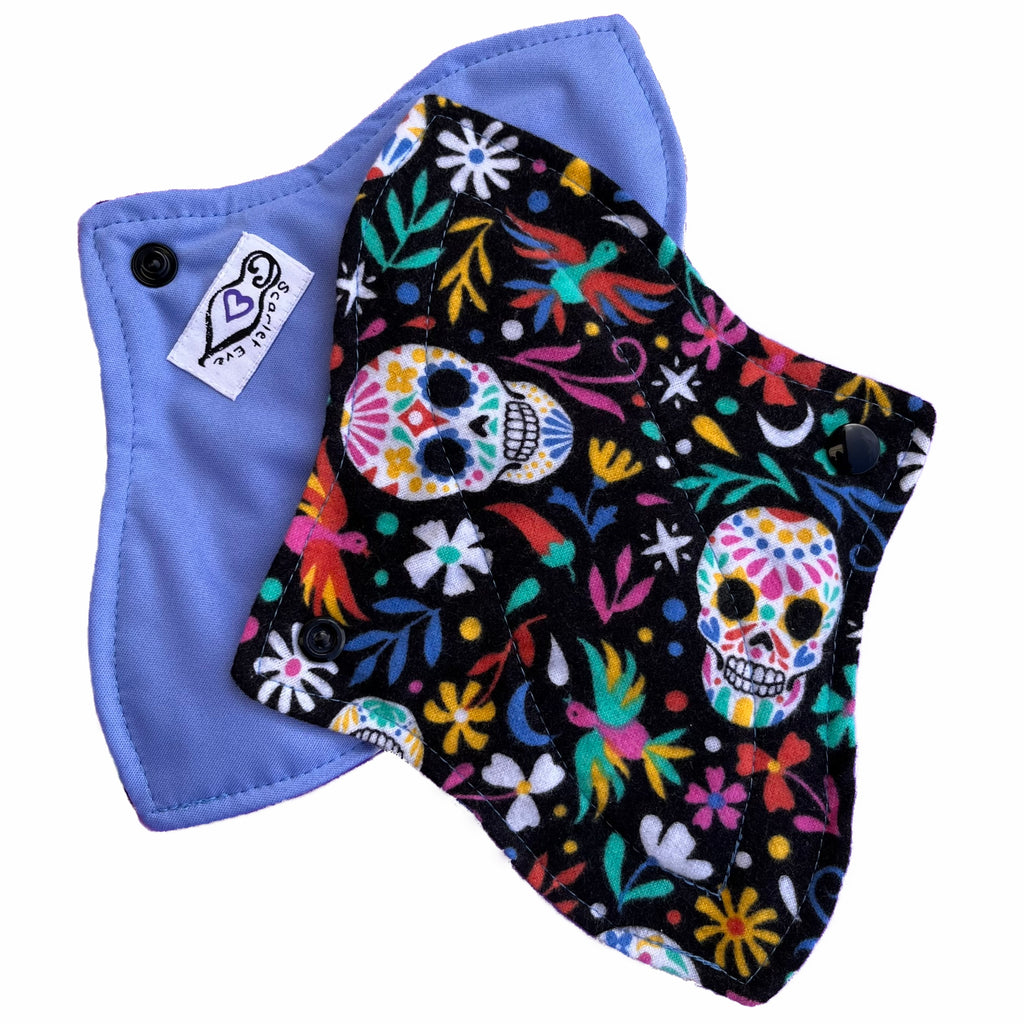 Rainbow Sugar Skulls Curvy Mini Pad