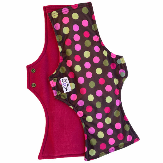 Choc Berry Dot Uber Long Pad