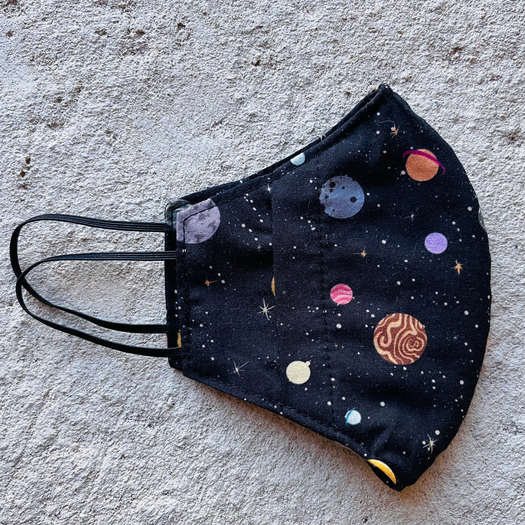 Small Cloth Mask (Child) - Planets