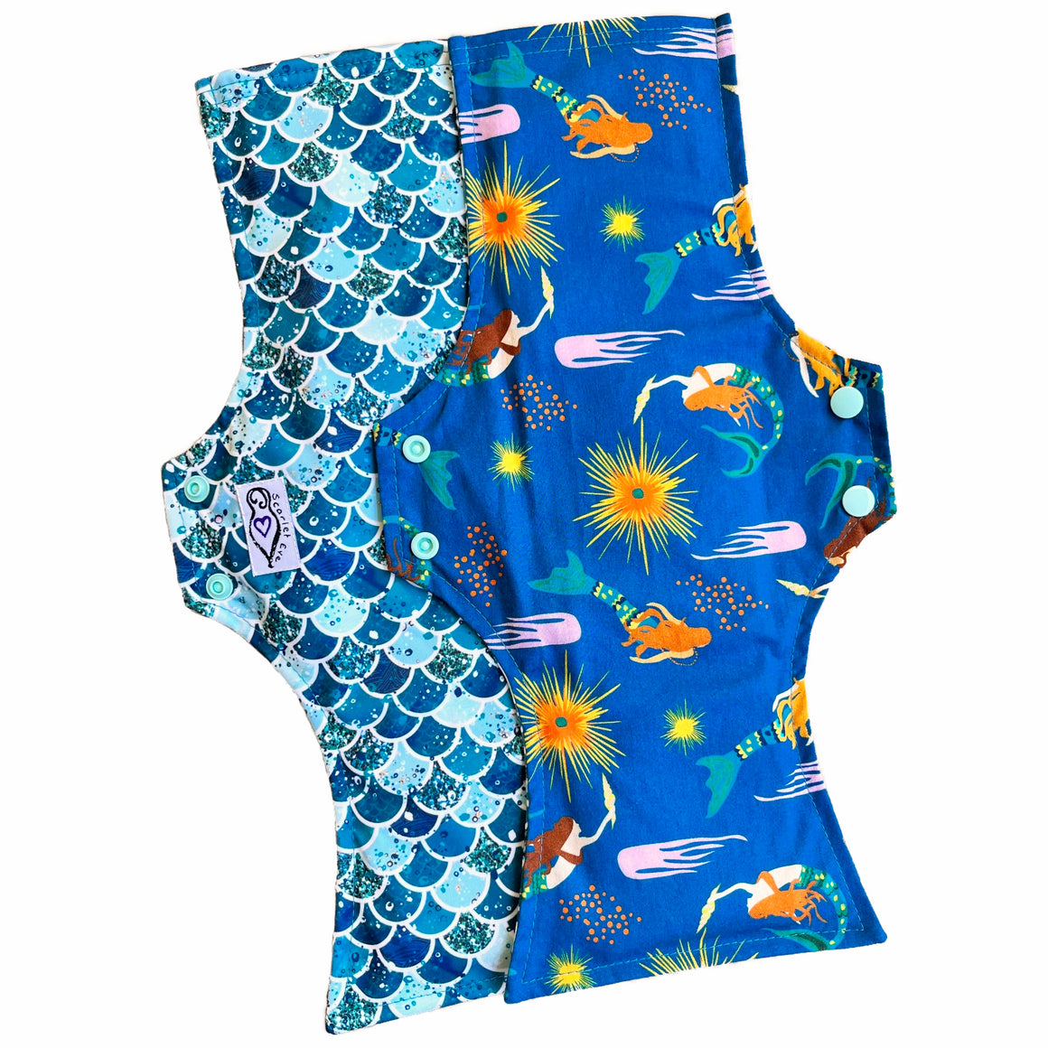 Teal Mermaids Uber Long Pad