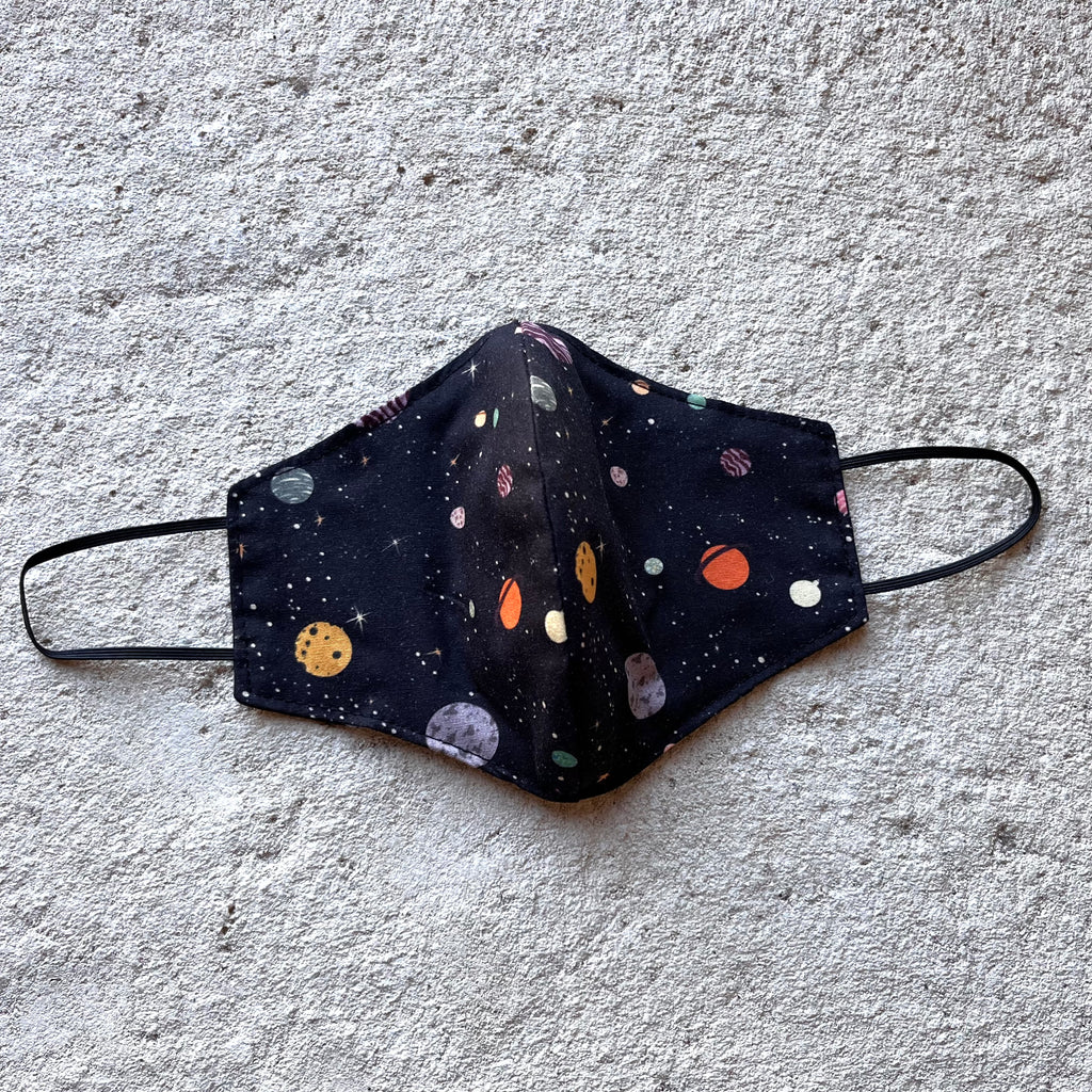 Small Cloth Mask (Child) - Planets