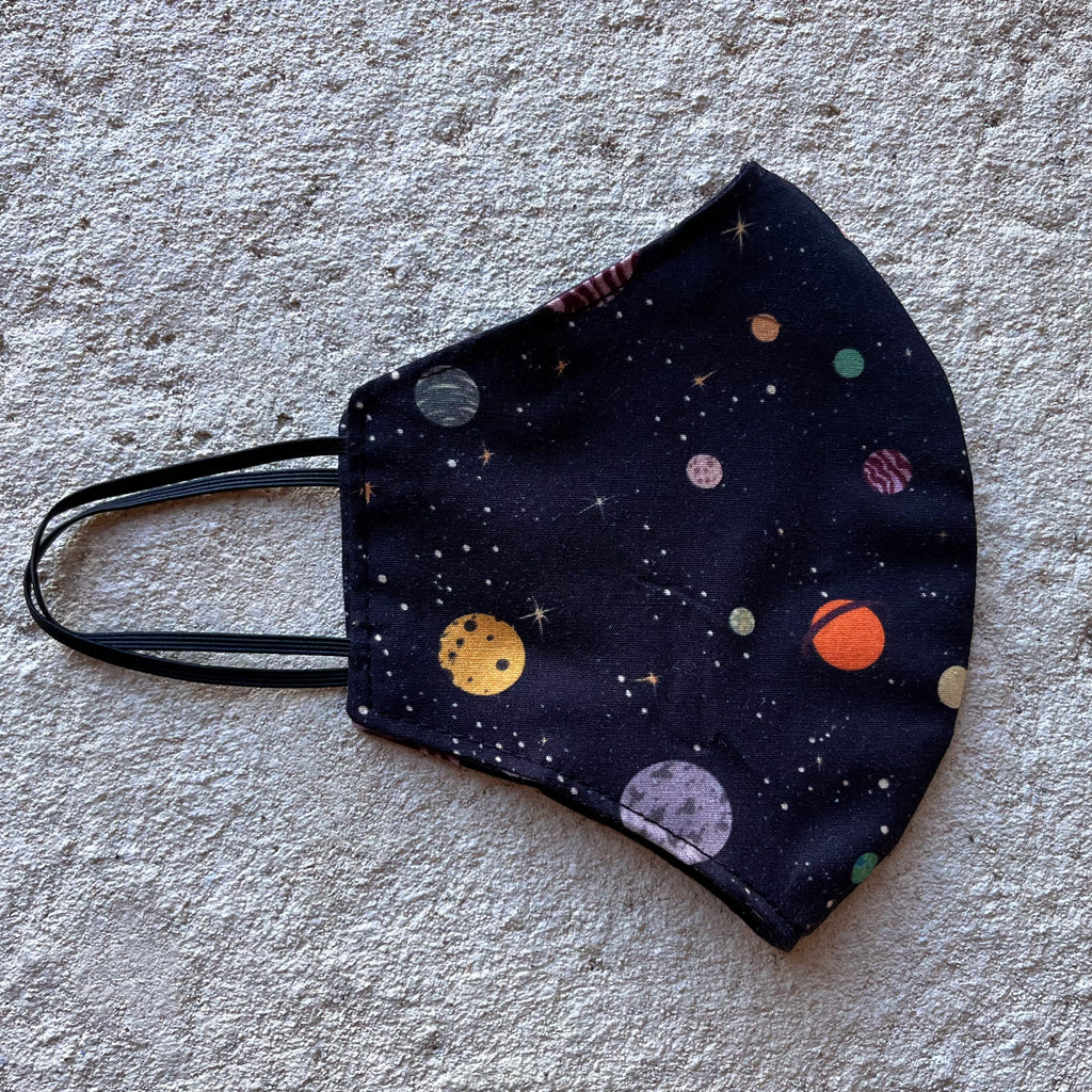 Small Cloth Mask (Child) - Planets
