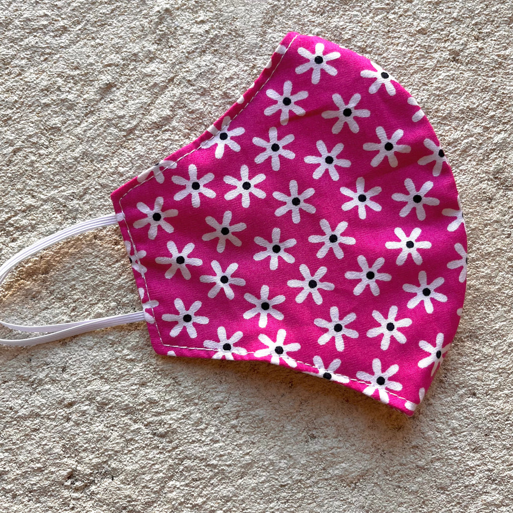 Small Cloth Mask (Child) - Pop Daisies