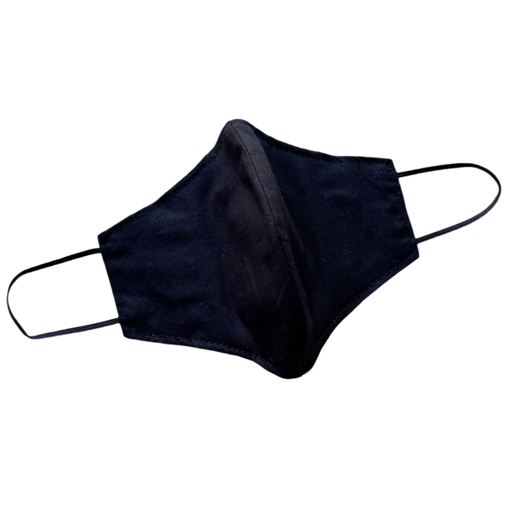 Small Cloth Mask (Child) - Black / Pop Daisies