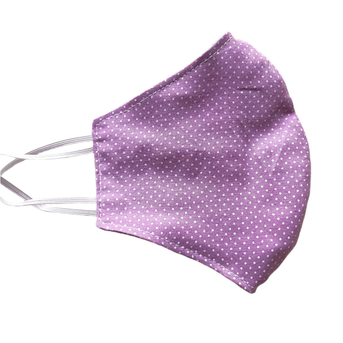 Small Cloth Mask (Child) - Lavender Micro Dots
