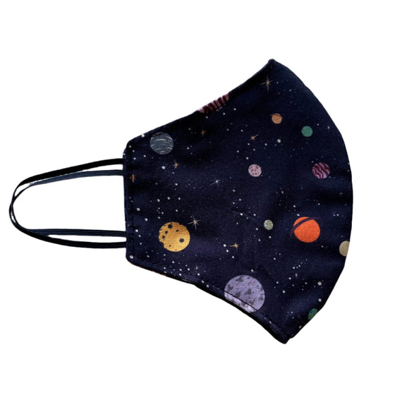 Small Cloth Mask (Child) - Planets